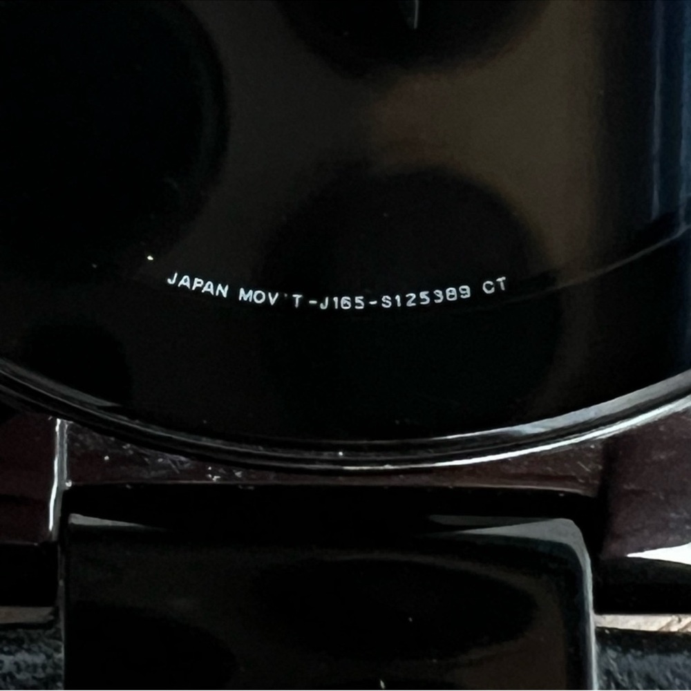 Citizen Eco-Drive Axiom Men's Watch Black Dial Date Window Black Leather Strap - Picture 5 of 13